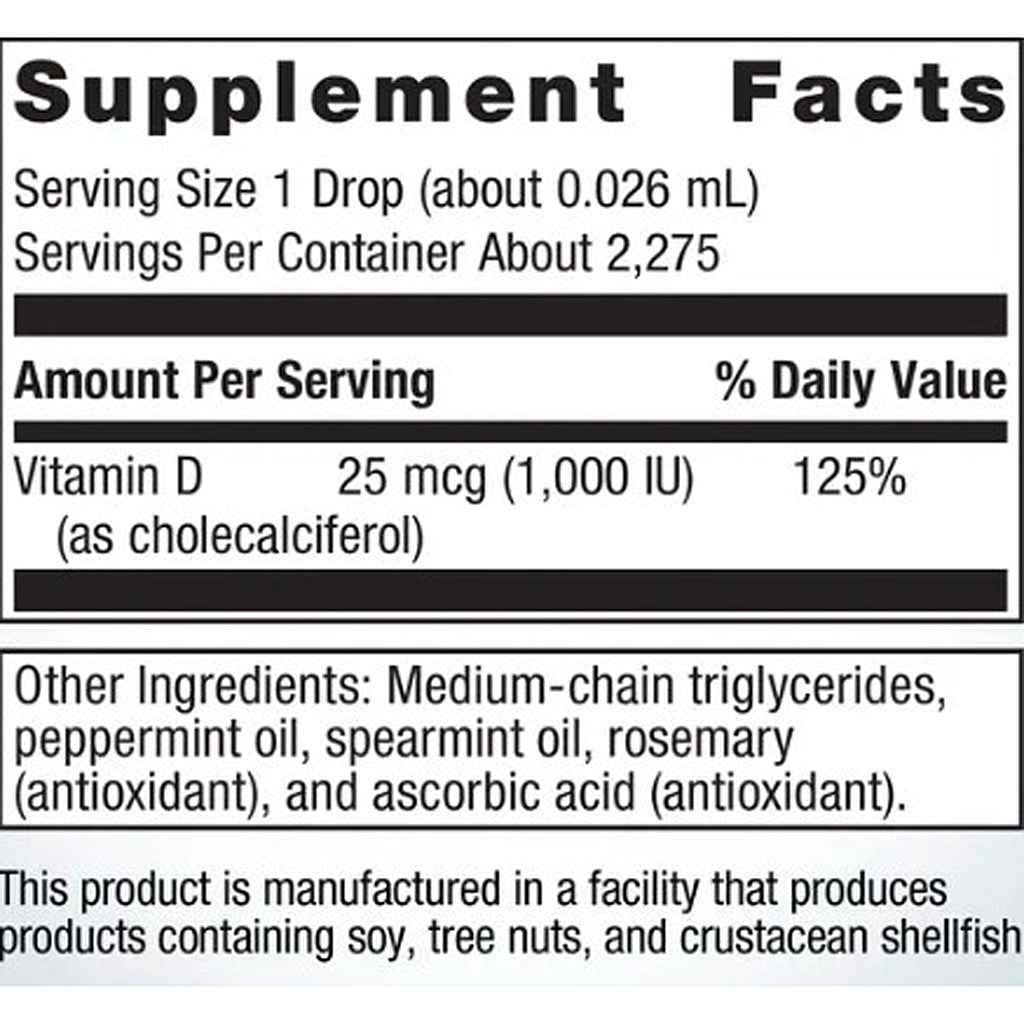 Metagenics MetaKids Vitamin D3 Liquid 2 fl oz.