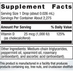Metagenics MetaKids Vitamin D3 Liquid 2 fl oz.