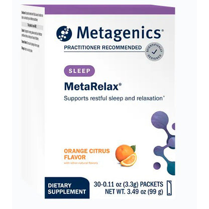 Metagenics MetaRelax orange citrus 30 packets