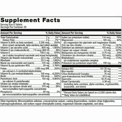 Metagenics Multigenics Intensive Care Multivitamin 180t