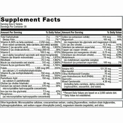 Metagenics Multigenics Intensive Care Multivitamin with Iron 180t