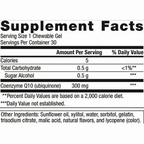 Metagenics NutraGems CoQ 300 30 chewables