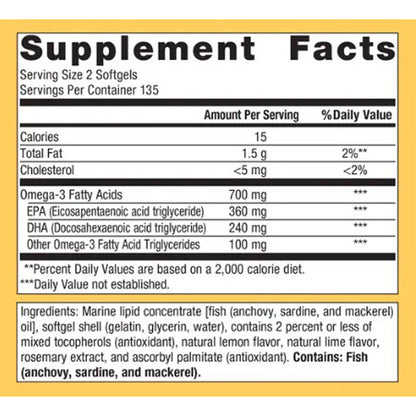Metagenics OmegaGenics Fish Oil EPA-DHA 300 270sg