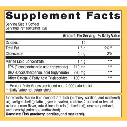 Metagenics OmegaGenics Fish Oil EPA-DHA 1000 120sg