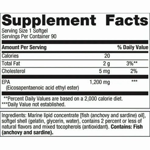 Metagenics OmegaGenics Fish Oil EPA 1200 90sg