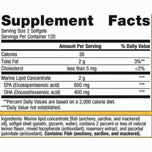 Metagenics OmegaGenics Fish Oil EPA-DHA 500 240sg