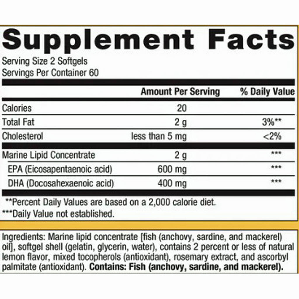 Metagenics OmegaGenics Fish Oil EPA-DHA 500  120sg