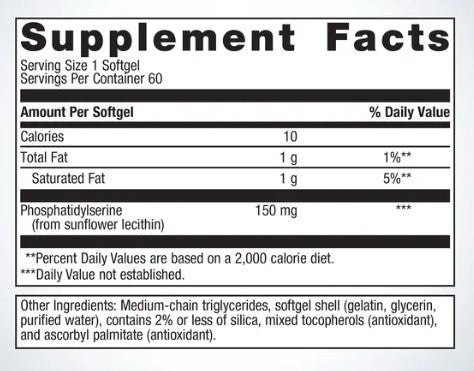Metagenics Phosphatidylserine 60sg