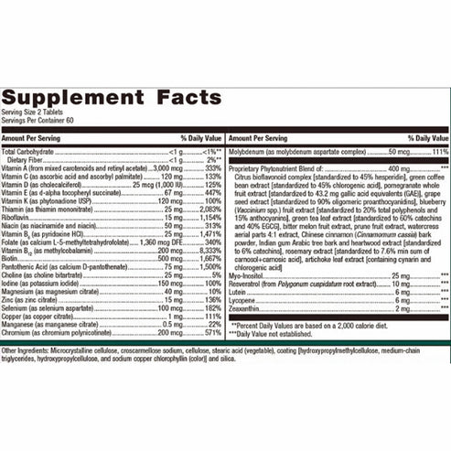 Metagenics Phytomulti 120 Tablets