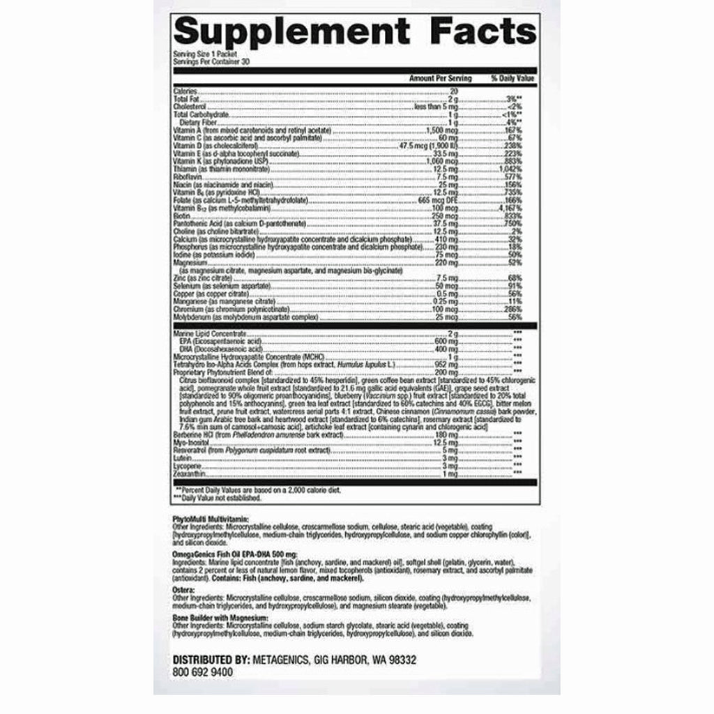 Metagenics PlusOne 30 packets