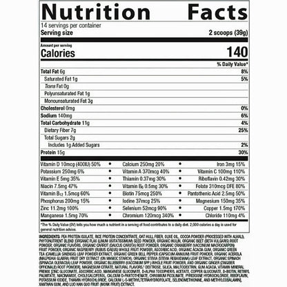 Metagenics Power Nutrition Shake Chocolate 14 servings