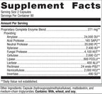 Metagenics SpectraZyme Complete Enzymes 180 c