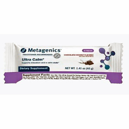 Metagenics Ultra Calm Chocolate Coconut 12 Bars