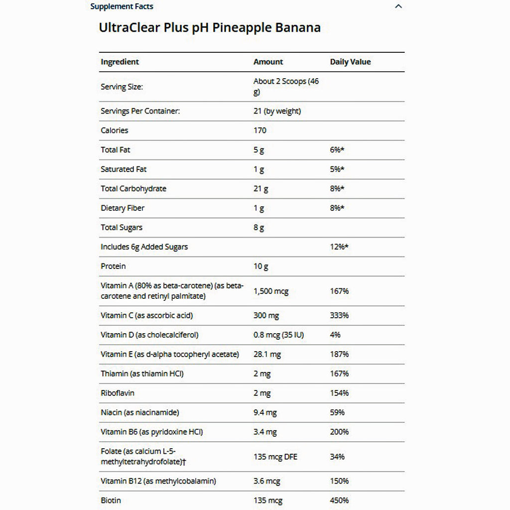 Metagenics Clear Change 28 Day Detox Program with UltraClear pH (Pineapple Banana)