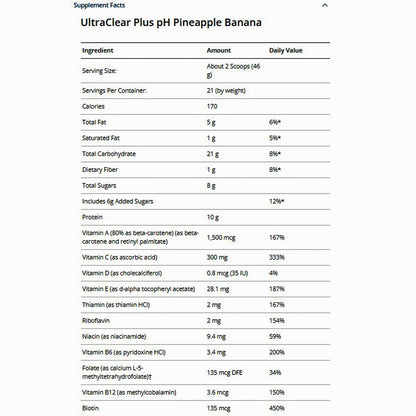 Metagenics Clear Change 28 Day Program w/ UltraClear pH (Pineapple Banana)