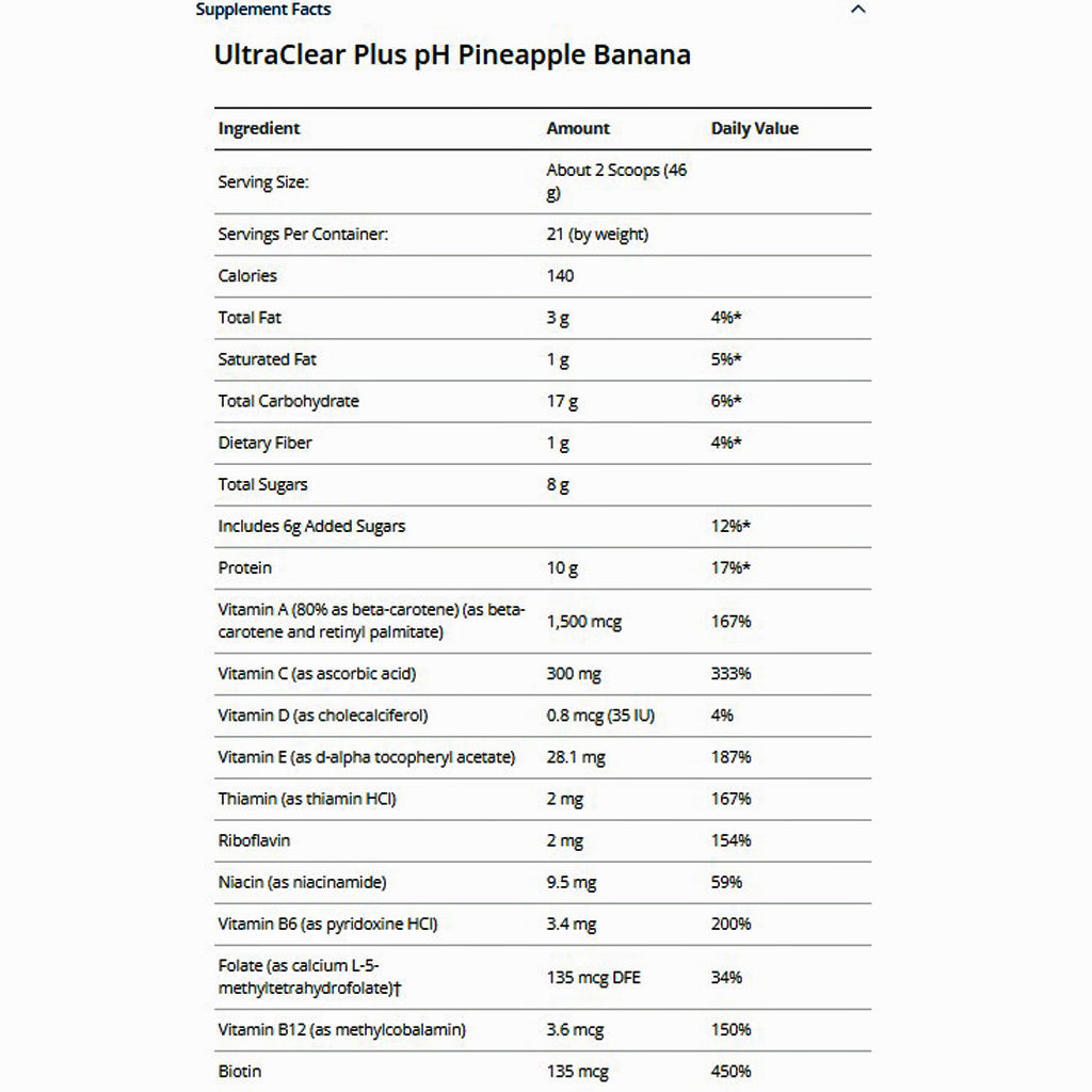 Metagenics Clear Change 10 day Program w/ UltraClear Plus pH (Pineapple Banana)