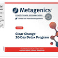 Metagenics Clear Change 28 Day Detox Program with UltraClear pH (Vanilla)