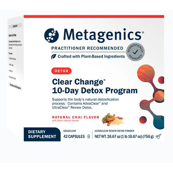 Metagenics Clear Change 10 Day Detox Program with UltraClear RENEW (Chai)
