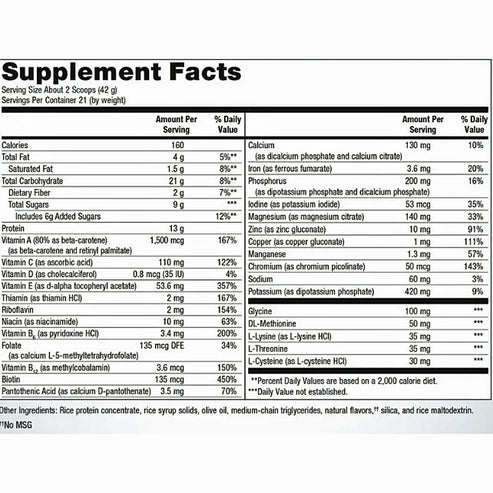 Metagenics UltraClear Detox powder vanilla 21svgs