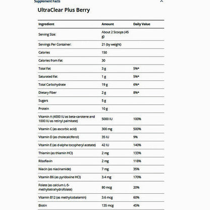 Metagenics Clear Change 28 Day Program w/ UltraClear Plus (Berry)