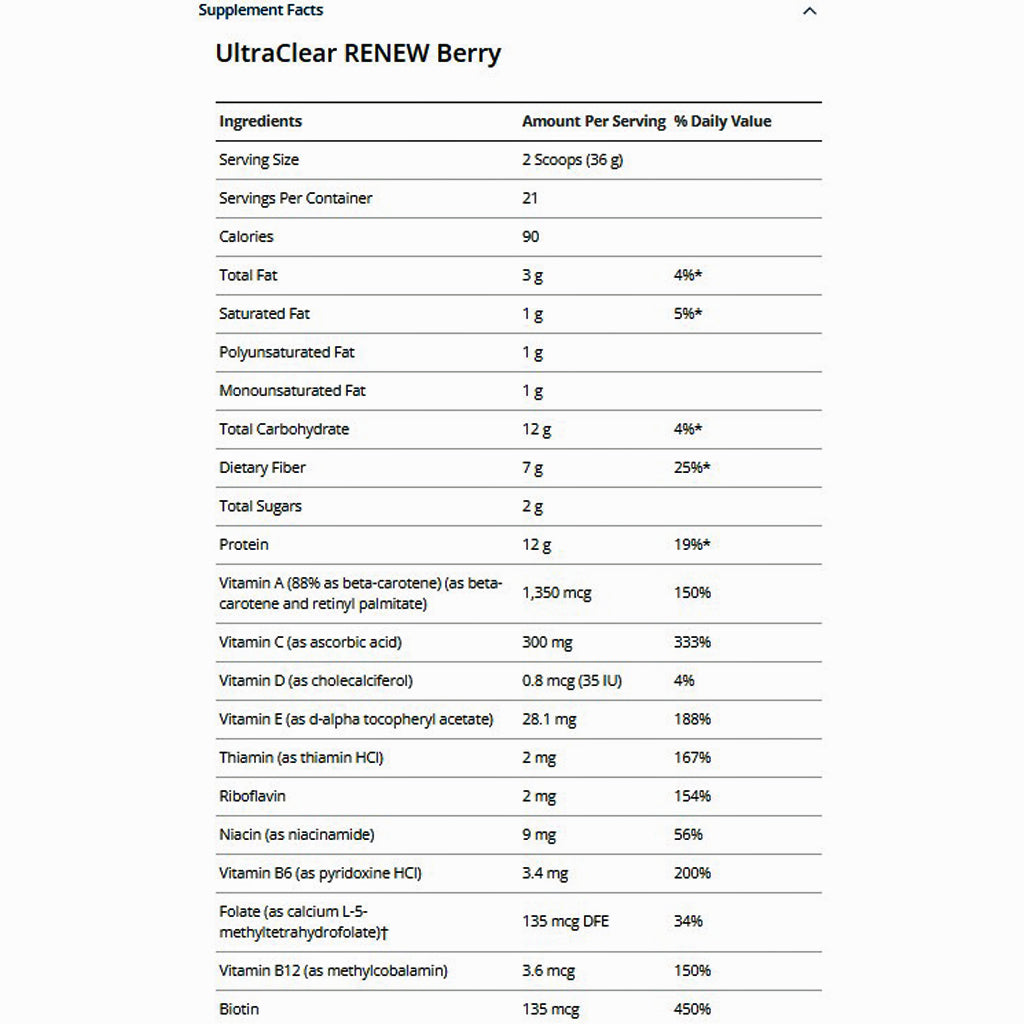 Metagenics Clear Change 28 Day Detox Program with UltraClear RENEW (Berry)