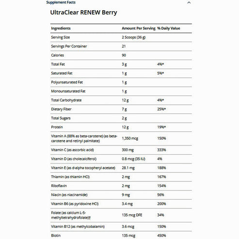 Metagenics Clear Change 28 Day Detox Program w/ UltraClear RENEW (Berry)