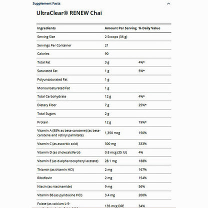 Metagenics Clear Change 10 day Program w/ UltraClear RENEW (Chai)