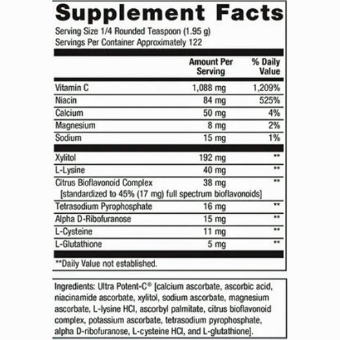 Metagenics Ultra Potent-C Powder 122 servings