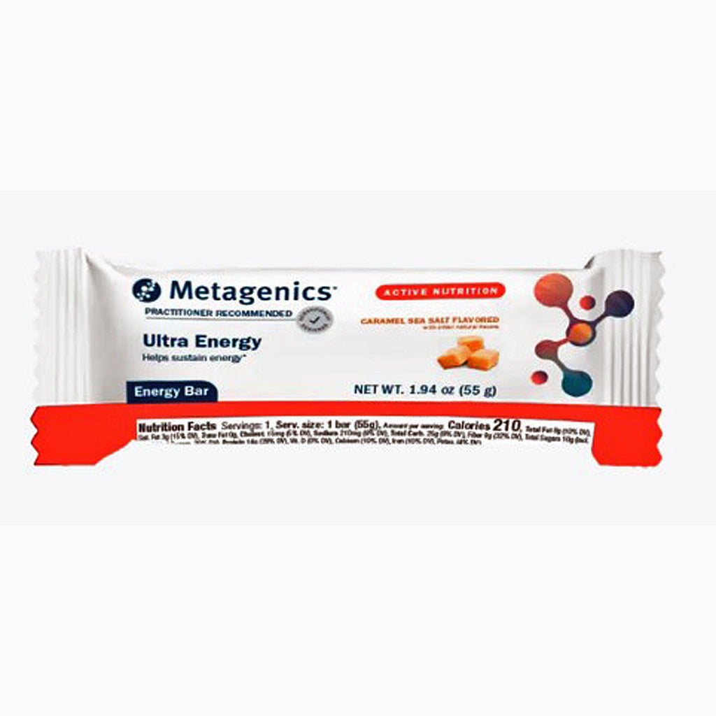 Metagenics Ultra Energy Bar Caramel Sea Salt 12 bars