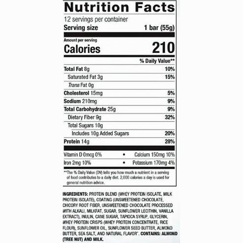 Metagenics Ultra Energy Bar Caramel Sea Salt 12 bars