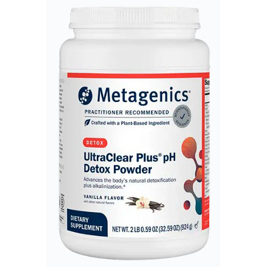 Metagenics UltraClear Plus pH Detox Powder Vanilla 21svgs
