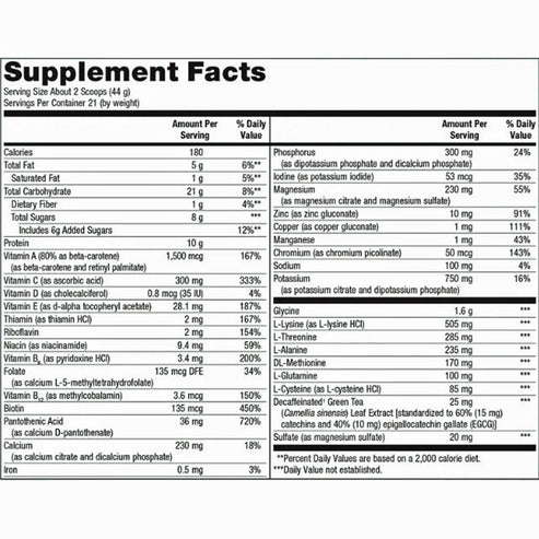 Metagenics UltraClear Plus pH Detox Powder Vanilla 21svgs