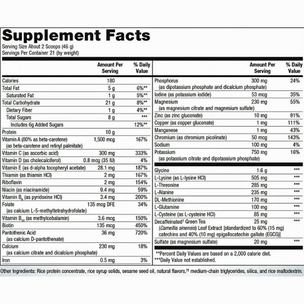 Metagenics UltraClear PLUS pH Pineapple/Banana 21svgs