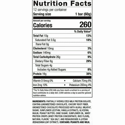 Metagenics Ultra Protein Bar Peanut Butter 12 Bars