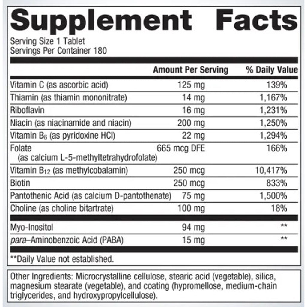 Metagenics Vitamin B-Complex (formerly Glycogenics) 180t