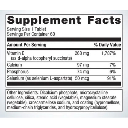 Metagenics E + Selenium 60t