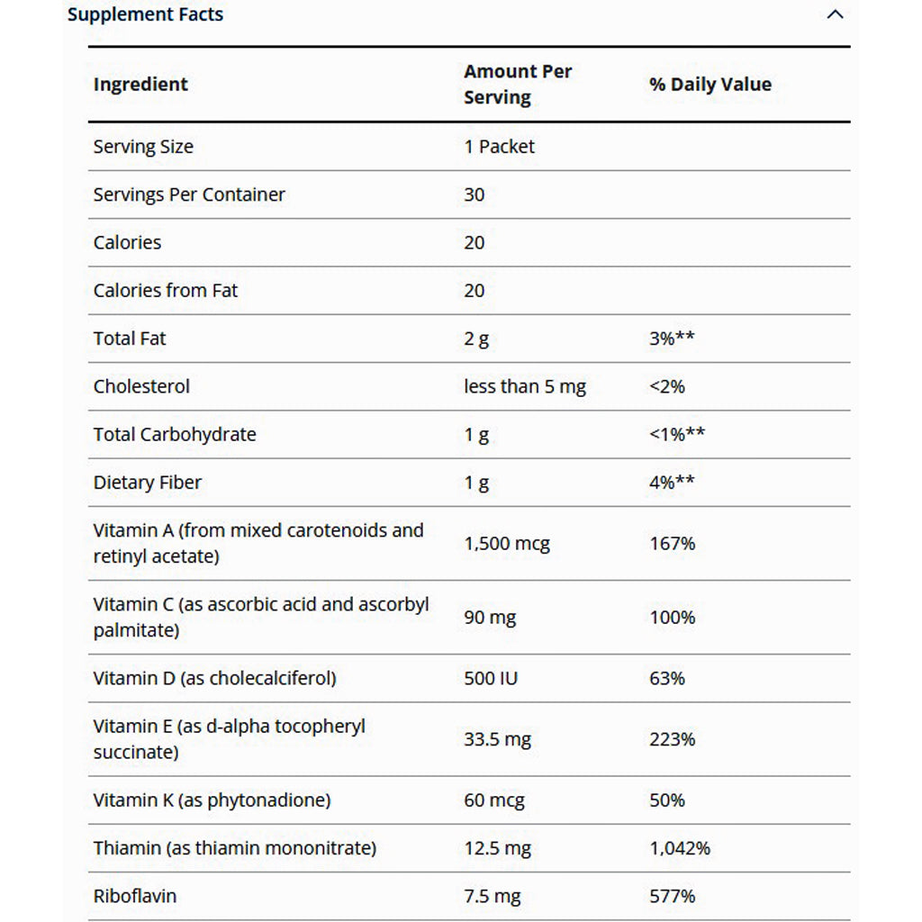 Metagenics Wellness Essentials Active Daily 30Pkts
