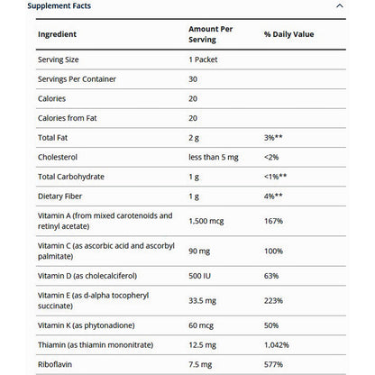 Metagenics Wellness Essentials Active Daily 30Pkts