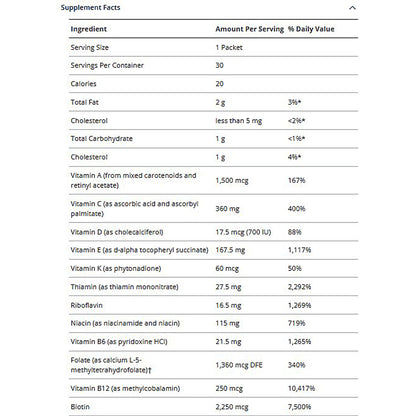 Metagenics Wellness Essentials Healthy Balance Daily Packs 30