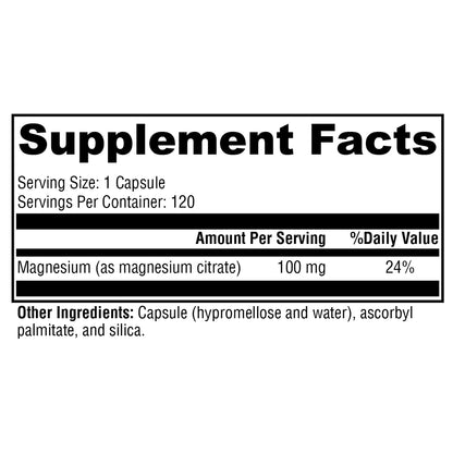 Xymogen Magnesium Citrate 120c
