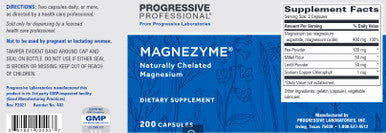 Progressive Labs Magnezyme 400mg 200c