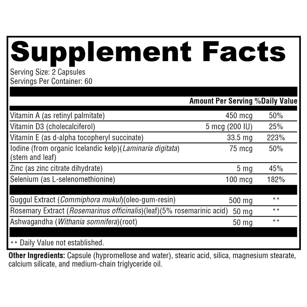 Xymogen MedCaps T3 120c