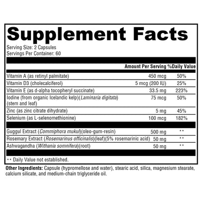 Xymogen MedCaps T3 120c