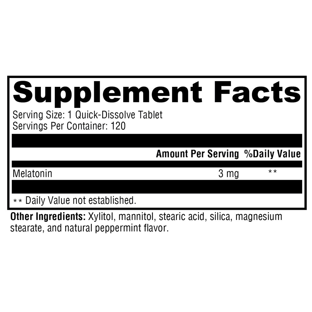 Xymogen Melatonin Peppermint 120t