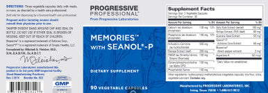 Progressive Labs Memories with Seanol-P 90c