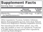Protocol for Life Balance Methyl B-12 1000 100 Lozenges