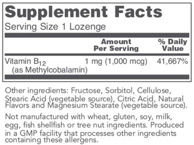 Protocol for Life Balance Methyl B-12 1000 100 Lozenges