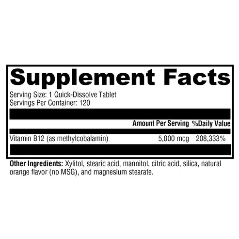 Xymogen Methylcobalamin 120t