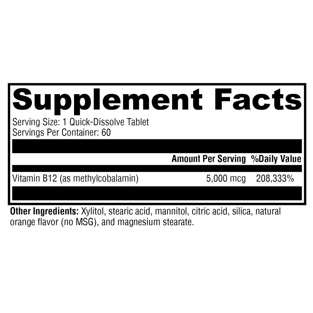 Xymogen Methylcobalamin 60t