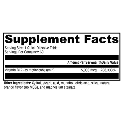 Xymogen Methylcobalamin 60t